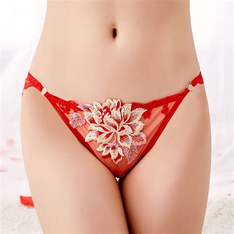 Flower Embroidery Panties Sexy Lace Women Underwear Lingerie Briefs Pants Sexy Women