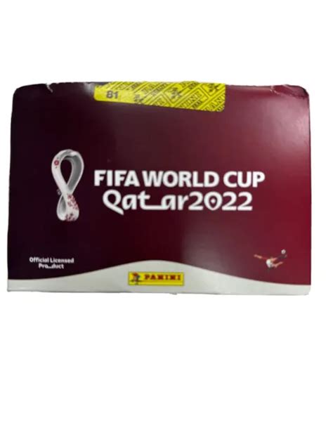 Panini Fifa World Cup Qatar 2022 Official Stickers Full Box 100