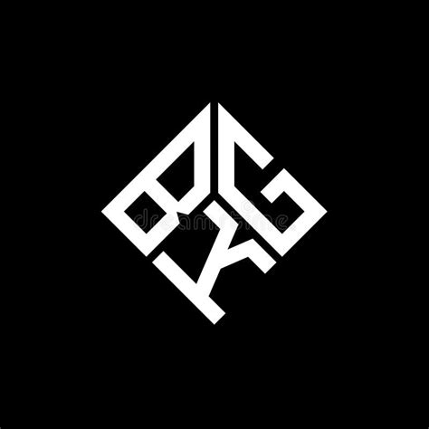 Bkg Letter Logo Design On Black Background Bkg Creative Initials