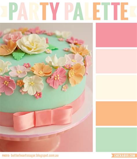 Affordable and search from millions of royalty free images, photos and vectors. Party Palette: Vintage floral cake | Vintage color schemes ...