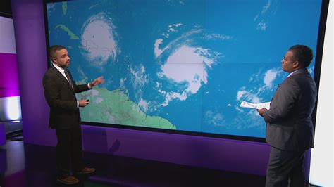 Weather Presenter Liam Dutton Explains Hurricane Irma Channel 4 News