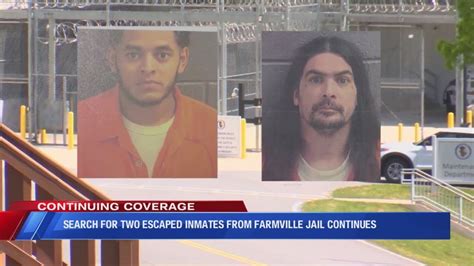 Search For Two Escaped Inmates From Farmville Jail Continues Youtube