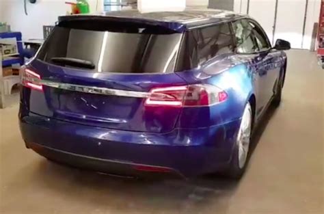 Tesla Model S Shooting Brake Worlds Quickest Estate Is Now Completed