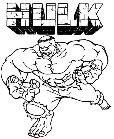 Desenhos Para Colorir Do Hulk Dicas Pr Ticas
