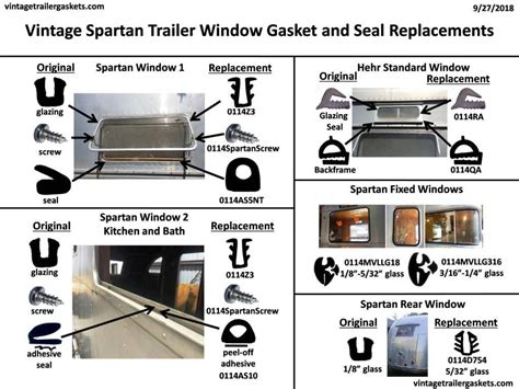 Vintage Spartan Trailer Window Gaskets