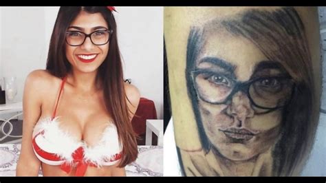 Mia Khalifa Zoa Garoto Brasileiro Que Fez Tattoo Com Seu Rosto Youtube