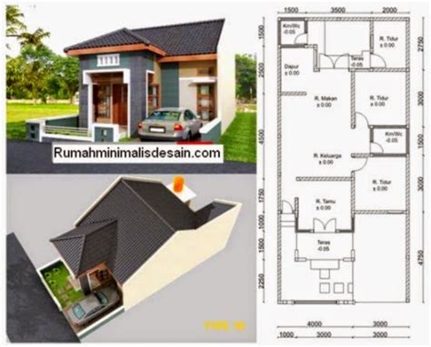 15 desain rumah idaman minimalis lengkap denahnya. Gambar Rumah Minimalis 1 Lantai Dan Denahnya | Design ...