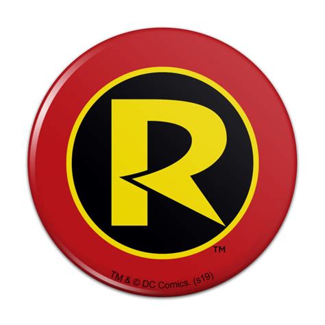 Batman Robin Logo Kitchen Refrigerator Locker Button Magnet