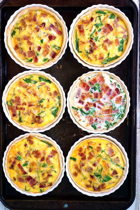 Preheat oven to 400 degrees f. Easy Weeknight Dinner: Personal-Sized Quiche - Happiness ...