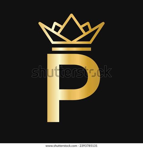 Letter P Crown Logo Crown Logo Stock Vector Royalty Free 2393785131