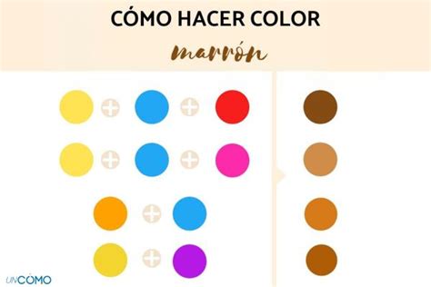 Cómo Hacer Color Marrón Conoce Las Mezclas Para Hacer Diferentes