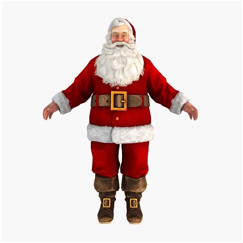 Santa Claus 3d Model Free Download