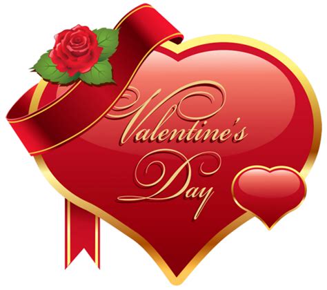 Love Valentines Day Heart Png Png Mart