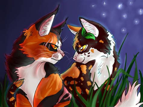 Mapleshade And Spottedleaf By Thylarin Warrior Cats Fan Art Warrior Cats Art Warrior Cats