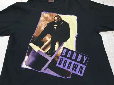 RARE VINTAGE Bobby Brown Humpin Around World Tour T Shirt PicClick