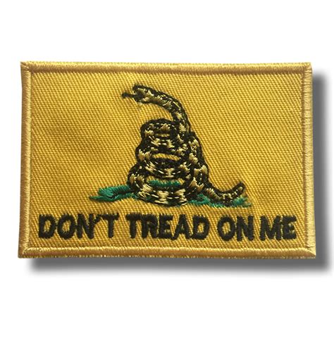 Dont Thread On Me Embroidered Patch 8x5 Cm Patch