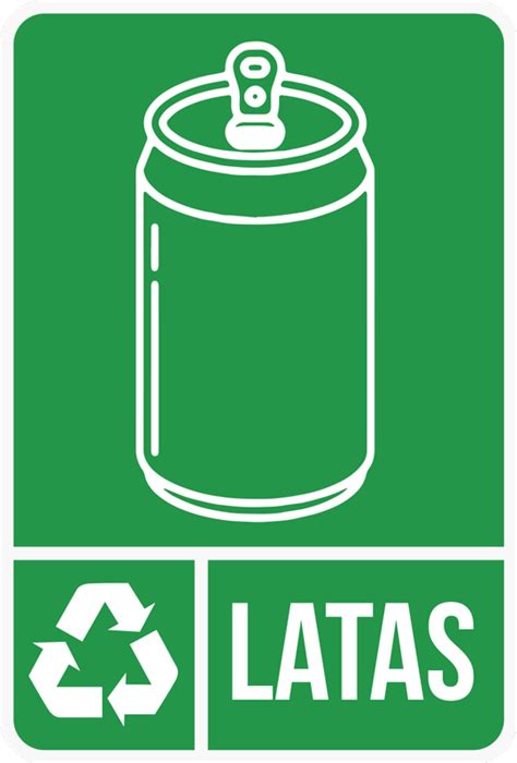 Pegatina Reciclaje Para Latas Tenvinilo