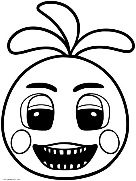Chica Toy Fnaf Coloring Page Free Printable Coloring Pages