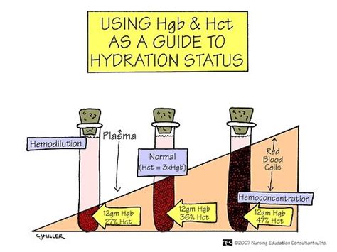 Using Hgb And Hct As A Guide To Hydration Status Nursing 101 Nursing