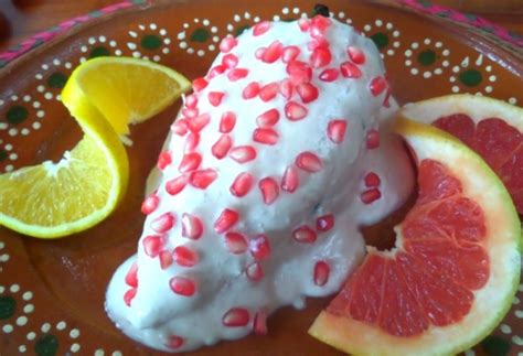 This recipe calls for frying pork stew pieces first, then slow cooking them with a chili sauce made in a blender with the roasted green chilies, garlic, tomatillos. Chiles en Nogada -Mexican History in every bite ...