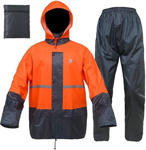 Rain Suits For Men Women Waterproof Lightweight Rain Gear Jacket Coat