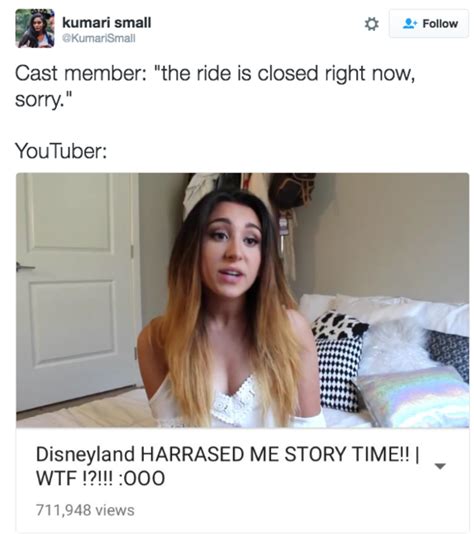 harassed at disneyland youtube storytime clickbait parodies know your meme