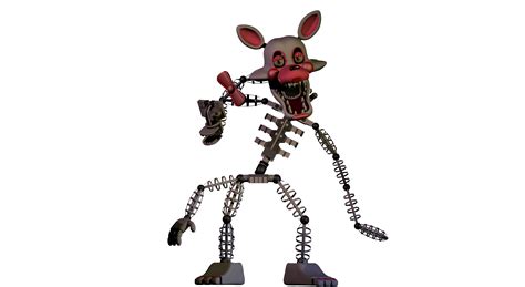 Funtime Foxy And Mangle On 3d Fnaf Deviantart
