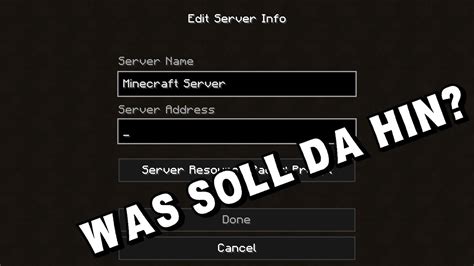 Minecraft Server Adresse So Spielt Ihr Mit Euren Freunden Youtube