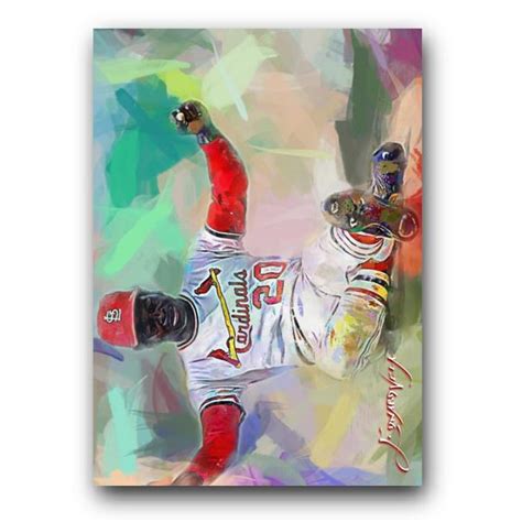 Lou Brock 17 Sketch Card Limited 42 50 Edward Vela Signed On EBid