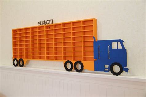 It is ideal for children aged 4 years and… Hot Wheels Boys Wood Truck Display Case Toy Matchbox ...