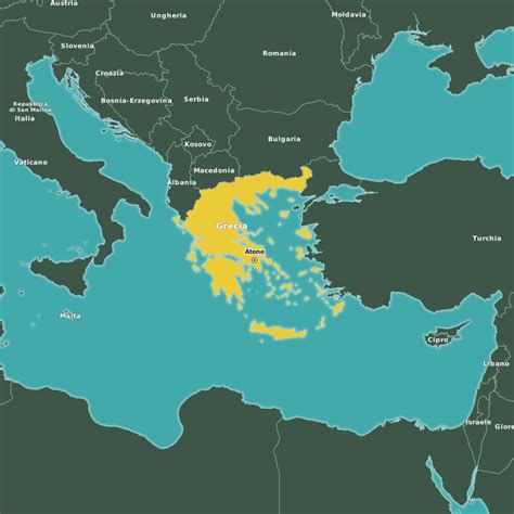 Grecia Mappa Cartina Mappa Della Grecia Europa Del Sud Europa Porn
