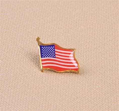 2021 Hot Sale American Flag Lapel Pin United States Usa Hat Tie Tack