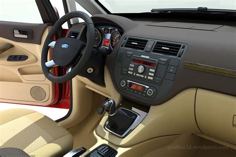 Habitable spaces, other than a kitchen, shall not be less than 8 feet (2438 mm) in any plan dimension. Interior of Ford C-Max - George Mileff - 3D vehicle ...