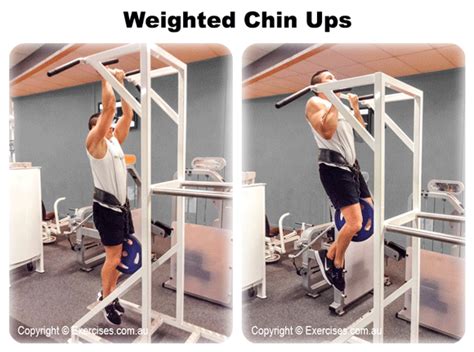 Weighted Chin Ups Quick 123 Min Step By Step Demo Video