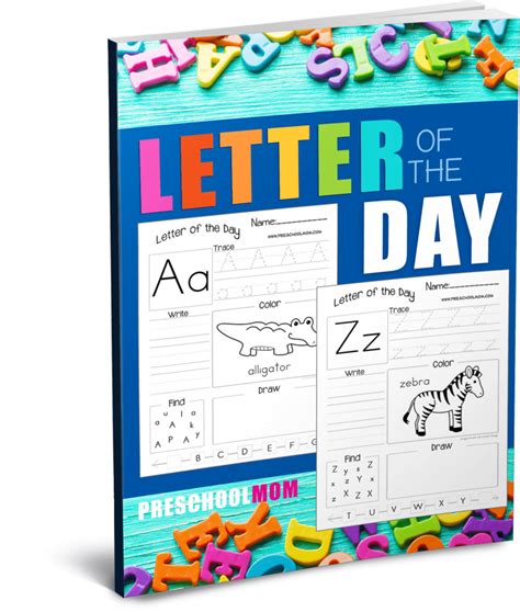 Letter Of The Day Worksheets Preschool Mom