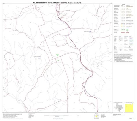 Pl 94 171 County Block Map 2010 Census Medina County Block 7