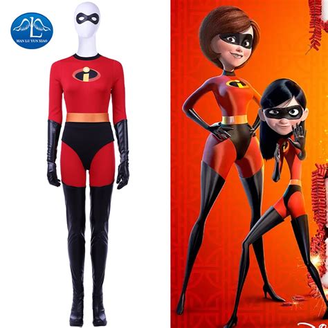 Clothing Shoes And Accessories Incredibles 2 Elastigirl Helen Parr Costume Cosplay Ladies