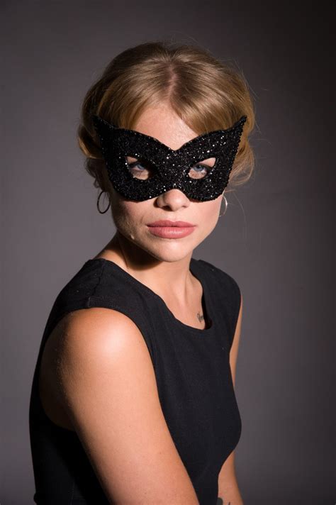 Masquerade Mask Cat Woman Mask Cat Eye Mask Black Eye Mask Diamante