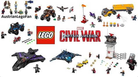 All Lego Captain America Civil War Sets Compilation Lego Speed Build