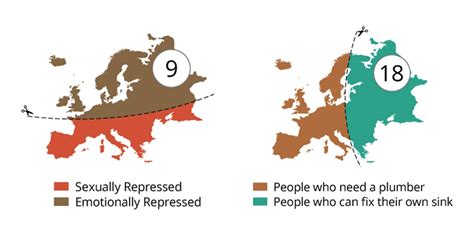 europe stereotypes map