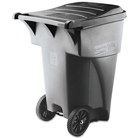 Rubbermaid Brute Rollout Heavy Duty Waste Container Square
