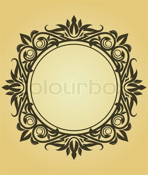 See more ideas about victorian design, floral, damask. Vintage frame in victorian style for design as a background | Stock Vector | Colourbox