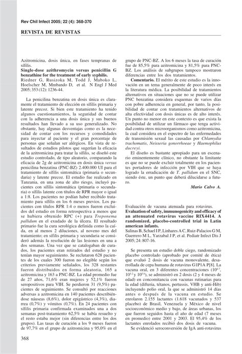Azitromicina 2g Dose Unica Sifilis
