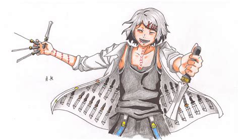 Juuzou With Knives By Anna94k On Deviantart