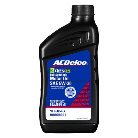 Acdelco 10 9246 Gm Original Equipment Dexos 1 Generation 2 Sae 5w