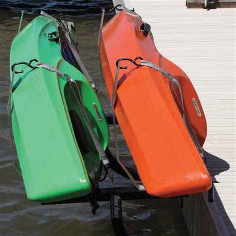 Dock Sides Vertical Kayak Rack For Storing Your Kayak Next To Your Dock