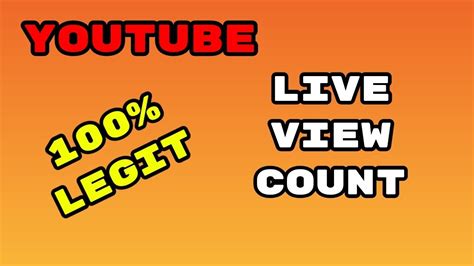 live view count