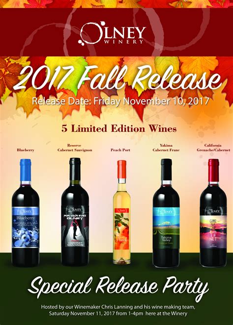 2017 Fall Release Picmonkey Olney Winery