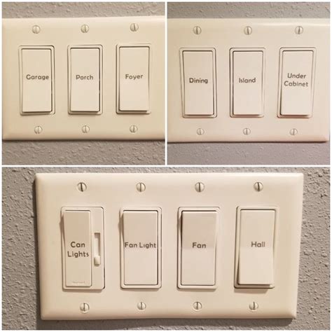 Light Switch Labels Light Switch Aesthetic Light Labels