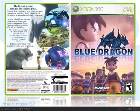 Blue Dragon Xbox 360 Box Art Cover By Finalfantaseer22